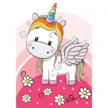 Kit de broderie Diamant - Collection d'Art - Petite licorne