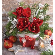 Kit de broderie Diamant - Collection d'Art - Bouquet d'hiver