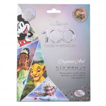 Sticker broderie Diamant - Crystal Art D.I.Y - Pochette de 3 stickers 100 ans Disney