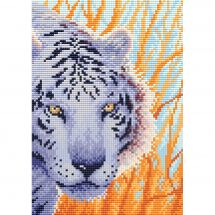 Kit de broderie Diamant - Collection d'Art - Regard de tigre