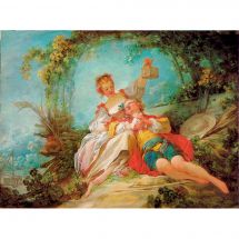 Canevas Pénélope  - Collection d'Art - Couple amoureux