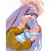 Canevas Pénélope  - Collection d'Art - La vierge et l'enfant