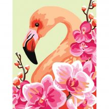 Canevas Pénélope  - Collection d'Art - Flamant rose