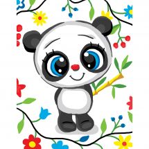 Canevas Pénélope  - Collection d'Art - Petit panda
