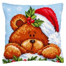 Kit de coussin gros trous - Collection d'Art - Ourson de Noël