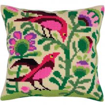 Kit de coussin gros trous - Collection d'Art - Oiseaux du paradis I