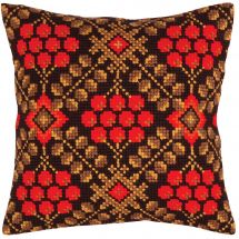 Kit de coussin gros trous - Collection d'Art - Baies rouges