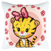 Kit de coussin gros trous - Collection d'Art - Bébé tigre