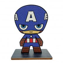 Figurine à diamanter - Crystal Art D.I.Y - Captain America