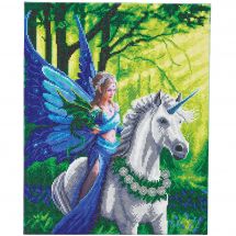 Kit de broderie Diamant sur châssis - Crystal Art D.I.Y - Royaume d'enchantement