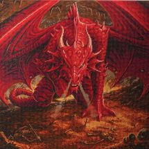 Kit de broderie Diamant sur châssis - Crystal Art D.I.Y - L'antre du dragon
