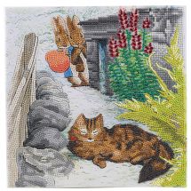 Kit de broderie Diamant - Crystal Art D.I.Y - Pierre Lapin joueur