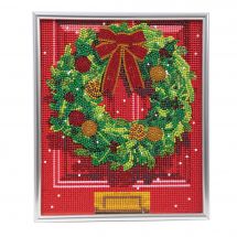 Kit de broderie Diamant sur cadre - Crystal Art D.I.Y - Décoration de porte