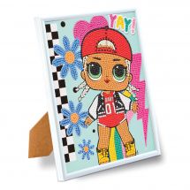 Kit de broderie Diamant sur cadre - Crystal Art D.I.Y - LOL Surprise