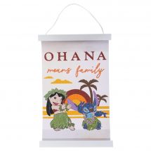 Bannière à diamanter - Crystal Art D.I.Y - Ohana signifie famille