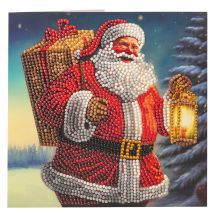 Carte broderie Diamant - Crystal Art D.I.Y - Apporter la joie
