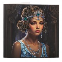 Carte broderie Diamant - Crystal Art D.I.Y - Pierres précieuses