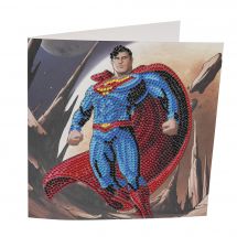 Carte broderie Diamant - Crystal Art D.I.Y - Superman