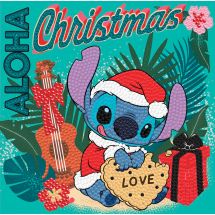 Carte broderie Diamant - Crystal Art D.I.Y - Christmas Aloha