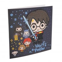 Carte broderie Diamant - Crystal Art D.I.Y - Harry Potter