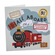 Carte broderie Diamant - Crystal Art D.I.Y - Poudlard Express