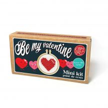 Mini kit point de croix - The Crafty Kit Compagny - Be my valentine