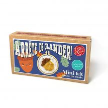 Mini kit point de croix - The Crafty Kit Compagny - Arrête de glander