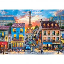Puzzle  - Castorland - Rues de Paris - 500 pièces