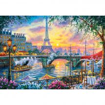 Puzzle  - Castorland - L'heure du thé à Paris - 500 pièces