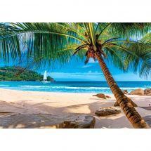Puzzle  - Castorland - Vacances aux Seychelles - 500 pièces