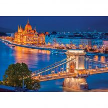 Puzzle  - Castorland - Nuit à Budapest - 500 pièces