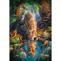 Puzzle  - Castorland - Loup dans la nature - 1500 pièces