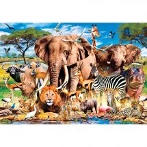 Puzzle  - Castorland - Animaux de la Savane - 1500 pièces
