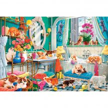 Puzzle  - Castorland - Le bain des animaux  - 1500 pièces