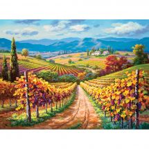 Puzzle  - Castorland - Colline du vignoble - 3000 pièces