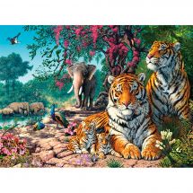 Puzzle  - Castorland - Sanctuaire du tigre - 3000 pièces