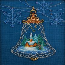 Kit point de croix avec perles - Charivna Mit - Lumière de Noël