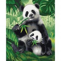 Kit de peinture par numéro - Crafting Spark - Pandas