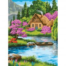 Kit de peinture par numéro - Crafting Spark - La maison près de l'eau