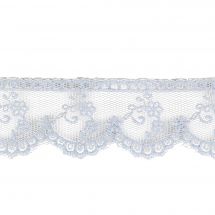 Dentelle au mètre - LMC - Dentelle bleue (3 cm)