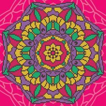 Kit de broderie Diamant - Diamond Art - Mandala