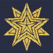 Kit de broderie Diamant - Diamond Art - Etoile