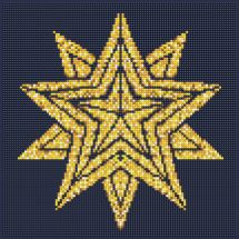 Kit de broderie Diamant - Diamond Art - Etoile