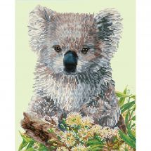 Kit de broderie Diamant - Diamond Dotz - Koala et Eucalyptus