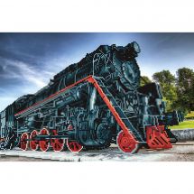 Kit de broderie Diamant - Diamond Dotz - Superbe locomotive