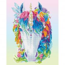 Kit de broderie Diamant - Diamond Dotz - Licorne mystique