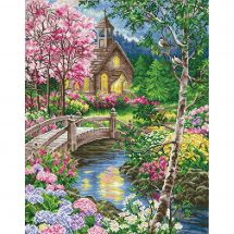 Kit de broderie Diamant - Diamond Dotz - Le chemin de l'adoration
