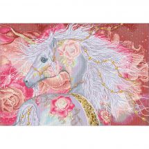 Kit de broderie Diamant - Diamond Dotz - Licorne florale
