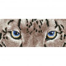 Kit de broderie Diamant - Diamond Dotz - Léopard des neiges espion