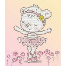 Kit de broderie Diamant - Diamond Dotz - Ours de ballet